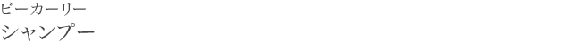 ビーカーリー　シャンプー