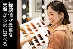 経験値が豊富な先輩からたくさん学べる